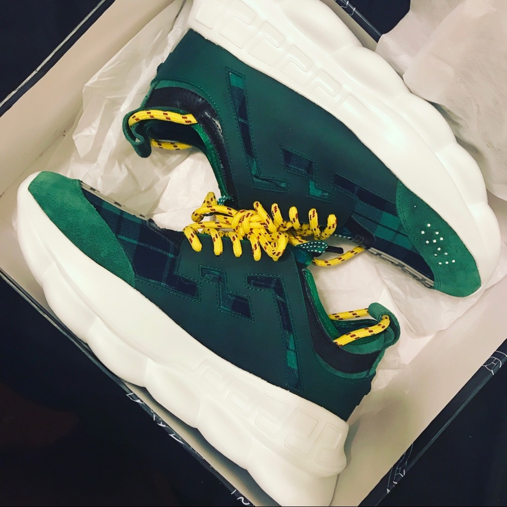 Versace chain reaction sneakers